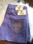 Young Versace Lavender Denim Skirts