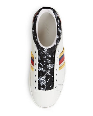 Gucci New Ace High-Top Sneaker, Multicolor